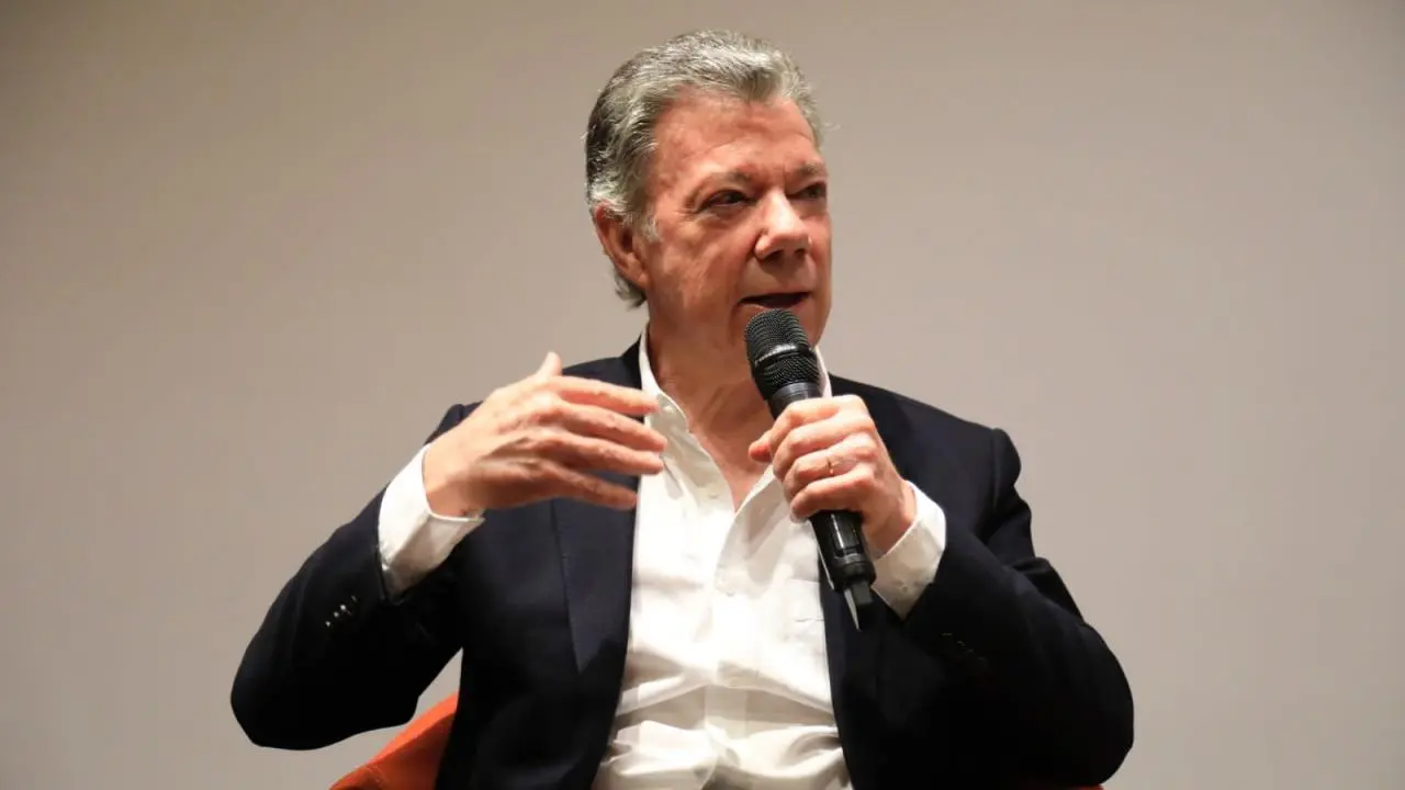 Expresidente colombiano, Juan Manuel Santos