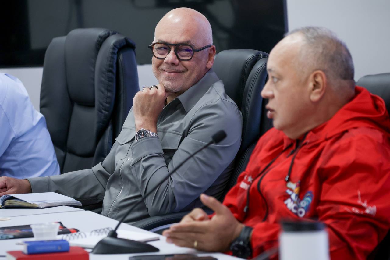 Jorge Rodríguez y Diosdado Cabello