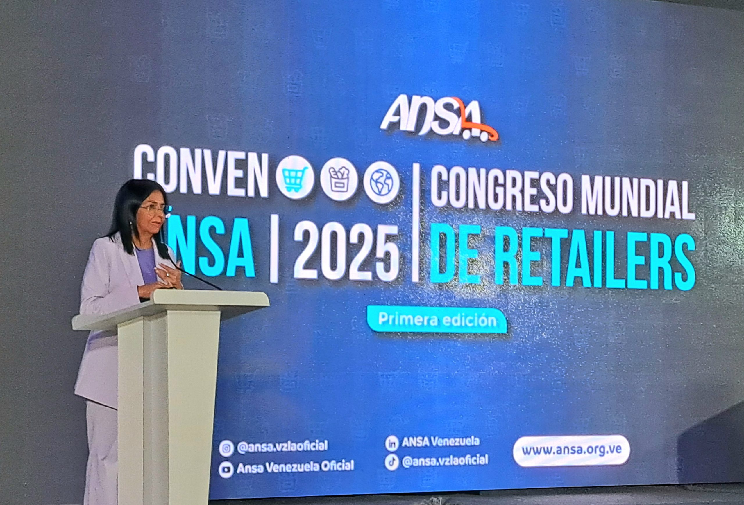 Delcy Rodríguez-Congreso-Retail-ANSA-2025