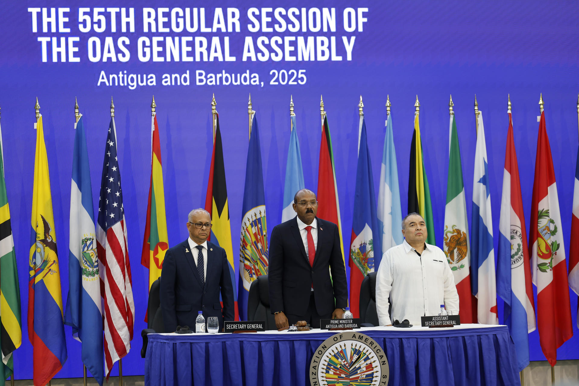 Catorce cancilleres y el subsecretario de Estado de EE.UU. acuden a la Asamblea de la OEA