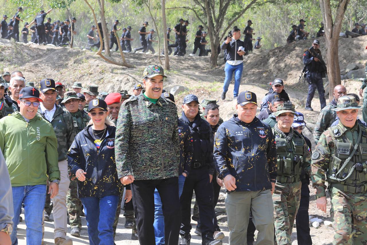 Nicolás Maduro, Cilia Flores, Diosdado Cabello, Vladimir Padrino López 28082025