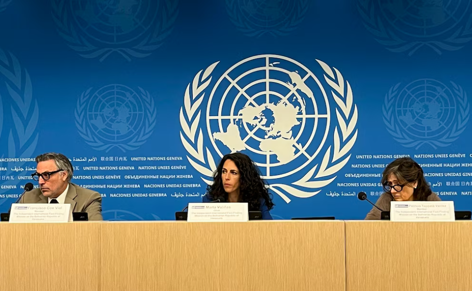 Integrantes de la Misión de Determinación de los Hechos de la ONU para Venezuela reunidos en Ginebra | Foto EFE/Anisia Gil