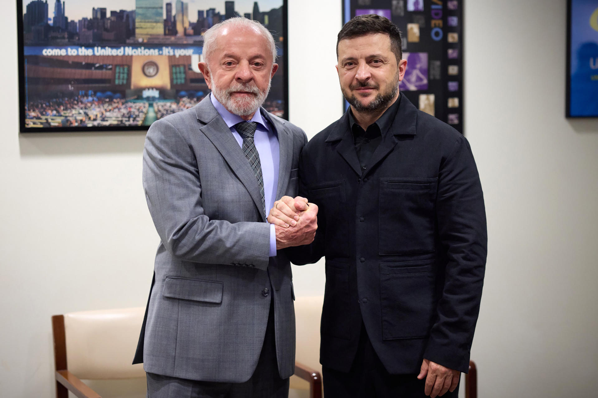 Lula se reúne con Zelenski y vuelve a defender una "solución negociada" a la guerra