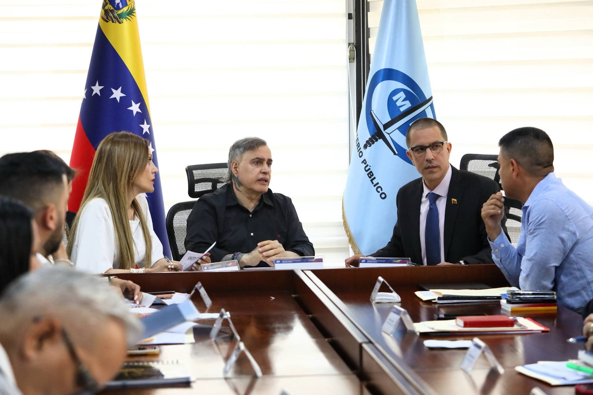 Caryslia Rodríguez, Tarek William Saab, Jorge Arreaza