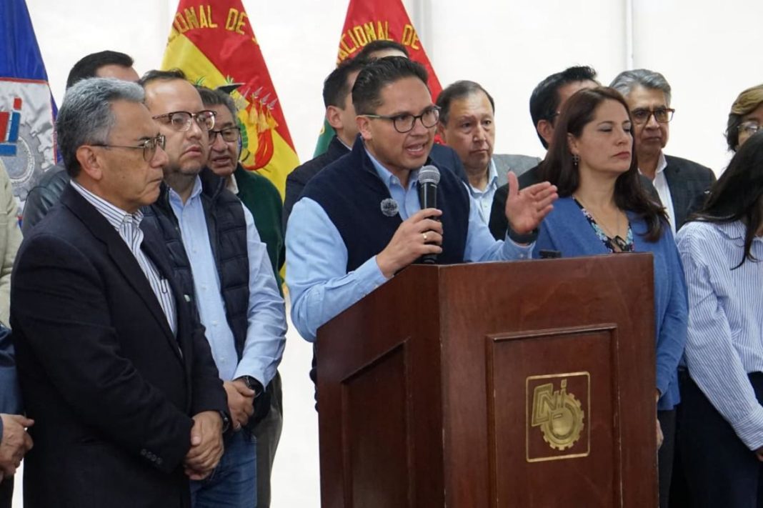 PRESIDENTE DE LA CÁMARA NACIONAL DE INDUSTRIALES DE BOLIVIA, GONZÁLO MORALES.