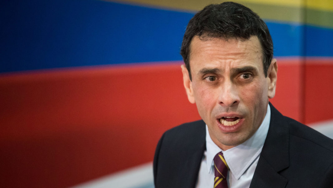 RUEDA DE PRENSA DEL EXCANDIDATO PRESIDENCIAL OPOSITOR HENRIQUE CAPRILES