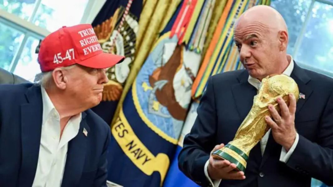 Infantino y Trump