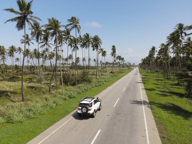 Vía al parque nacional Morrocoy