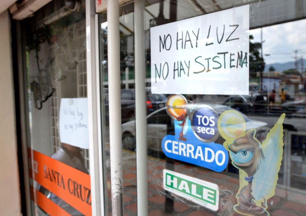 sin luz negocios