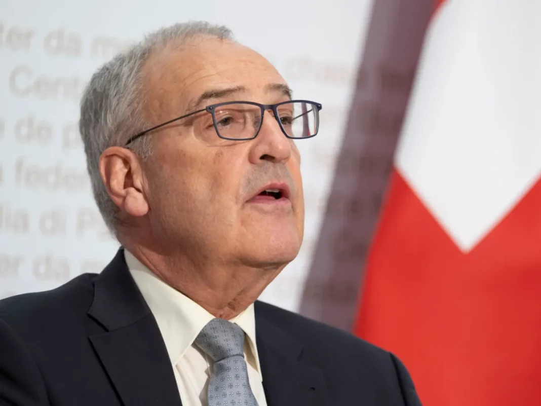 presidente de Suiza, Guy Parmelin
