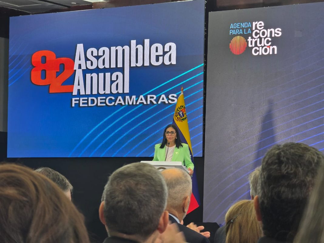 Delcy Rodríguez, presidenta encargada de Venezuela